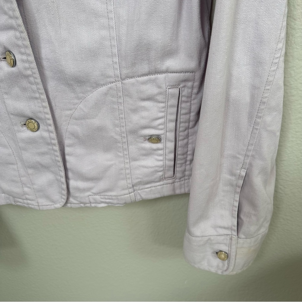 Talbot’s Hint of Pink Denim Jacket - Picture 6 of 10